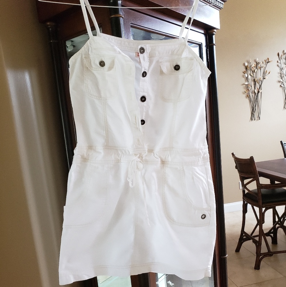 White cotton jumper/ dress